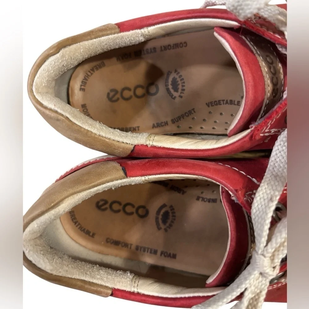 ECCO Chase Tie, Chilli Red size 37 US 6-6.5